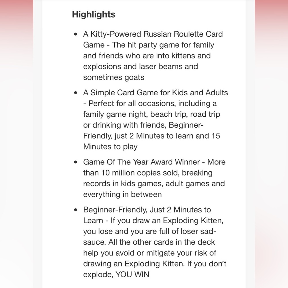 Exploding Kittens Original Edition Game - Picture 3 of 7